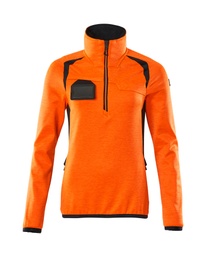 [19353-316] MASCOT® ACCELERATE SAFE Damen Fleecepullover mit kurzem Reißverschluss