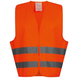 [22686] wicaTex® *OSKAR* POLYESTER-WARNWESTE ORANGE