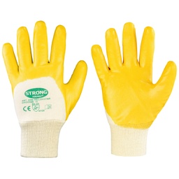 [0550] STRONG HAND® *YELLOWSTAR* Nitril gelb HANDSCHUHE Strickbund