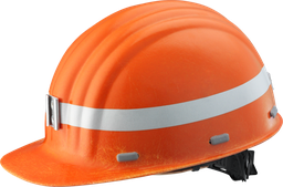 [1220772780] Schuberth 1220772780 Grubenwehrhelm orange I/79 GD-R-Innenausstattung, Drehverschluss Gurtband mit