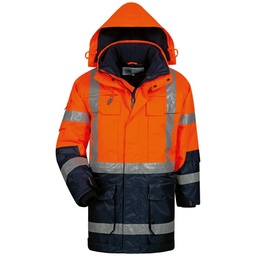 [23431] elysee® *WALLACE* WARNSCHUTZ-PARKA ORANGE/MARINE