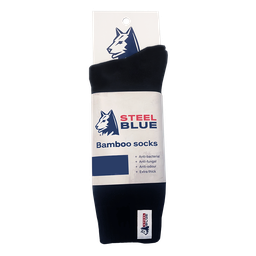 [A-000034-TPL] STEELBLUE SOCKS 92% BAMBUS
